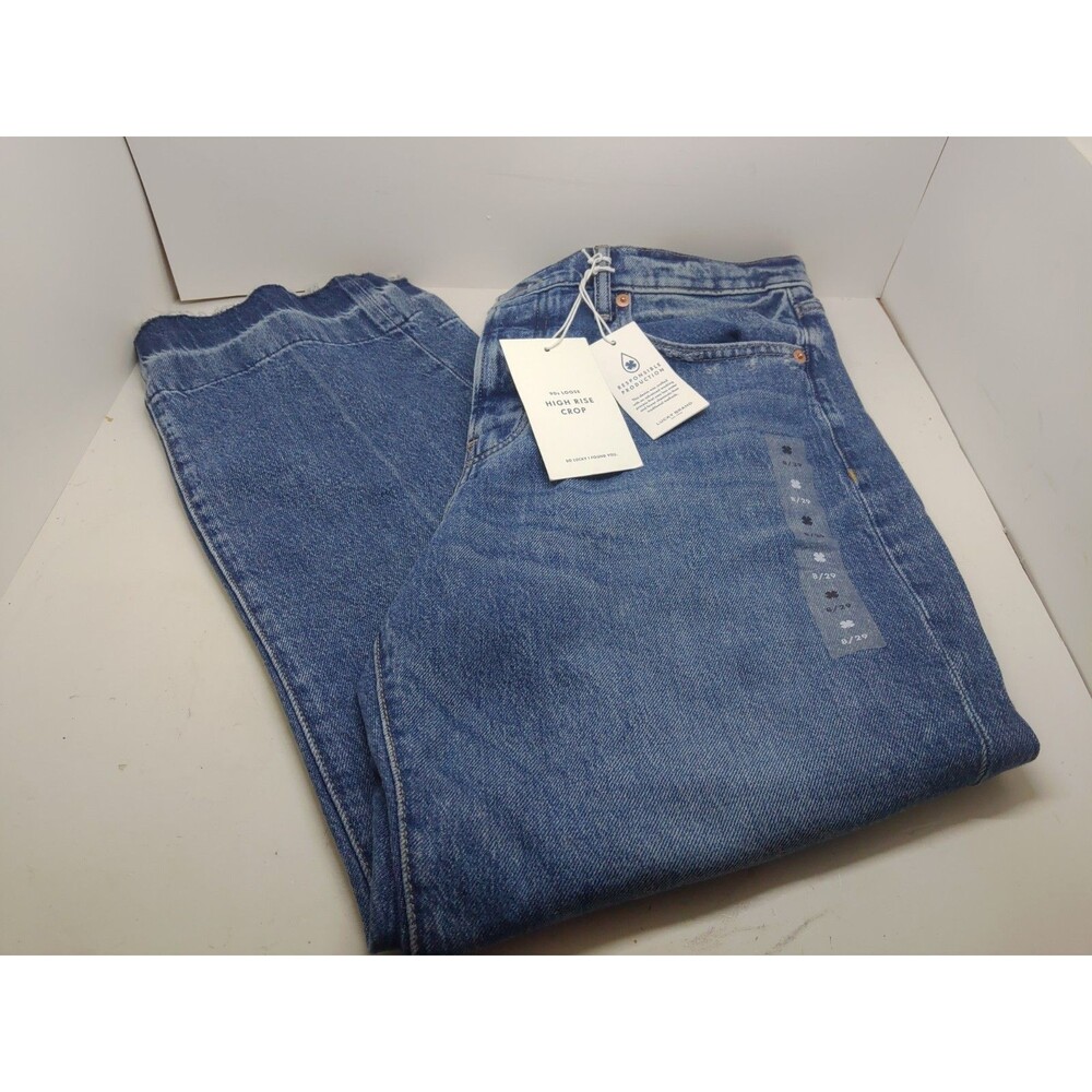Lucky Brand Women 90s High Rise Crop Jeans Size 8/29 $119 New RN80318